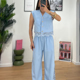 Coordinato Consuelo 10071 - CELESTE