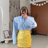 Camicia Flora 2.0 - CELESTE
