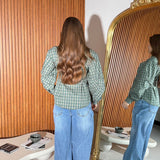 Camicia Rhea H13163-VERDE