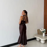Abito Ninfea 14925- MARRONE