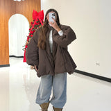 Piumino Amarea 46918-MARRONE