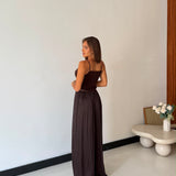 Pantalone Mya 19555- MARRONE SCURO