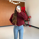 Cardigan Daisy 12251-BORDEAUX