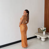 Abito Nadia 28445- ARANCIO