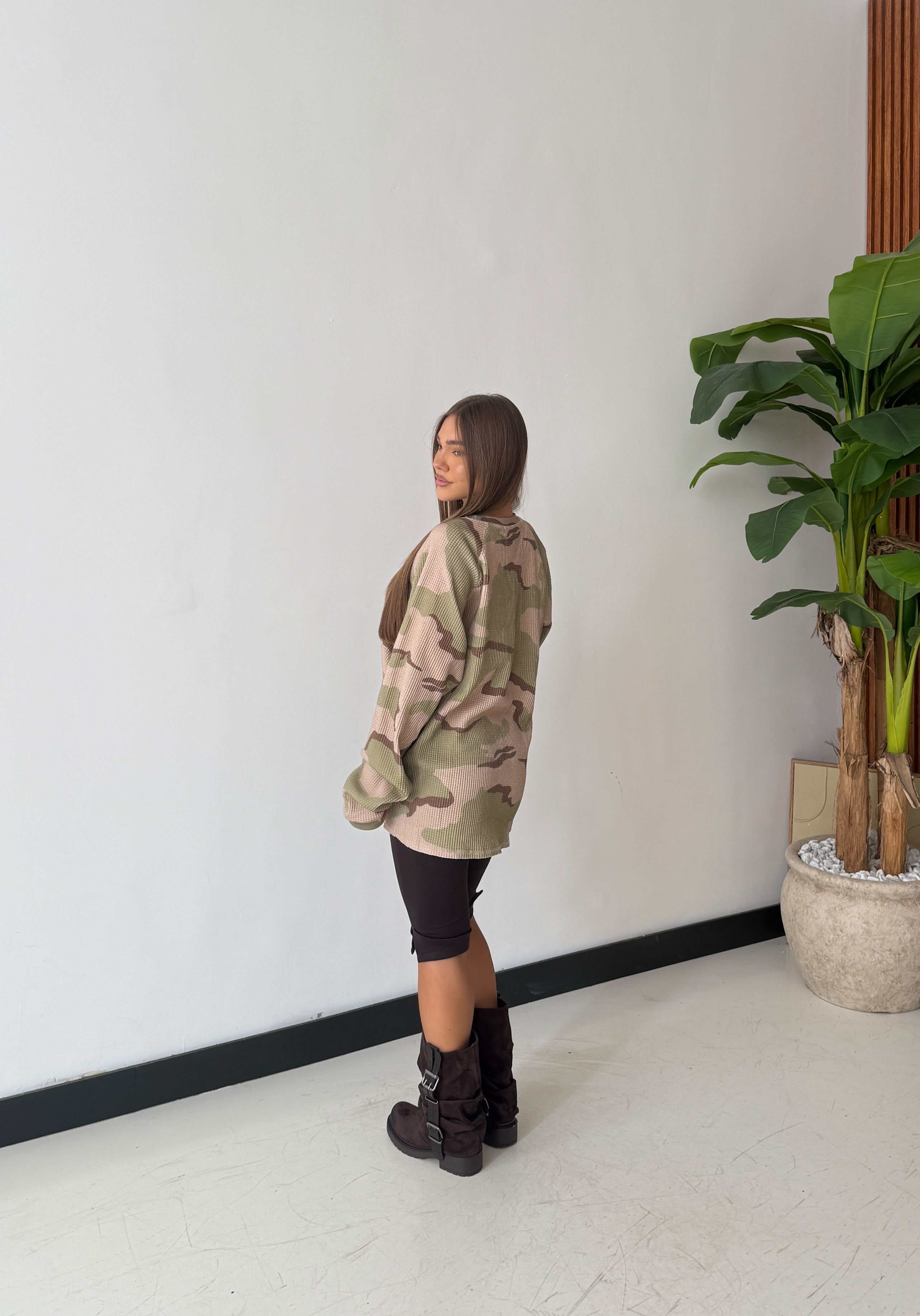 Leggings Rhan 97666- MARRONE