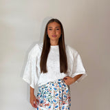 Gonna/Short Alina 5898- BIANCO