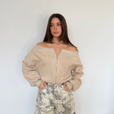 Felpa Middley 97101-BEIGE