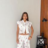 Coordinato Anthea JUSTWEST JW1944 - BIANCO