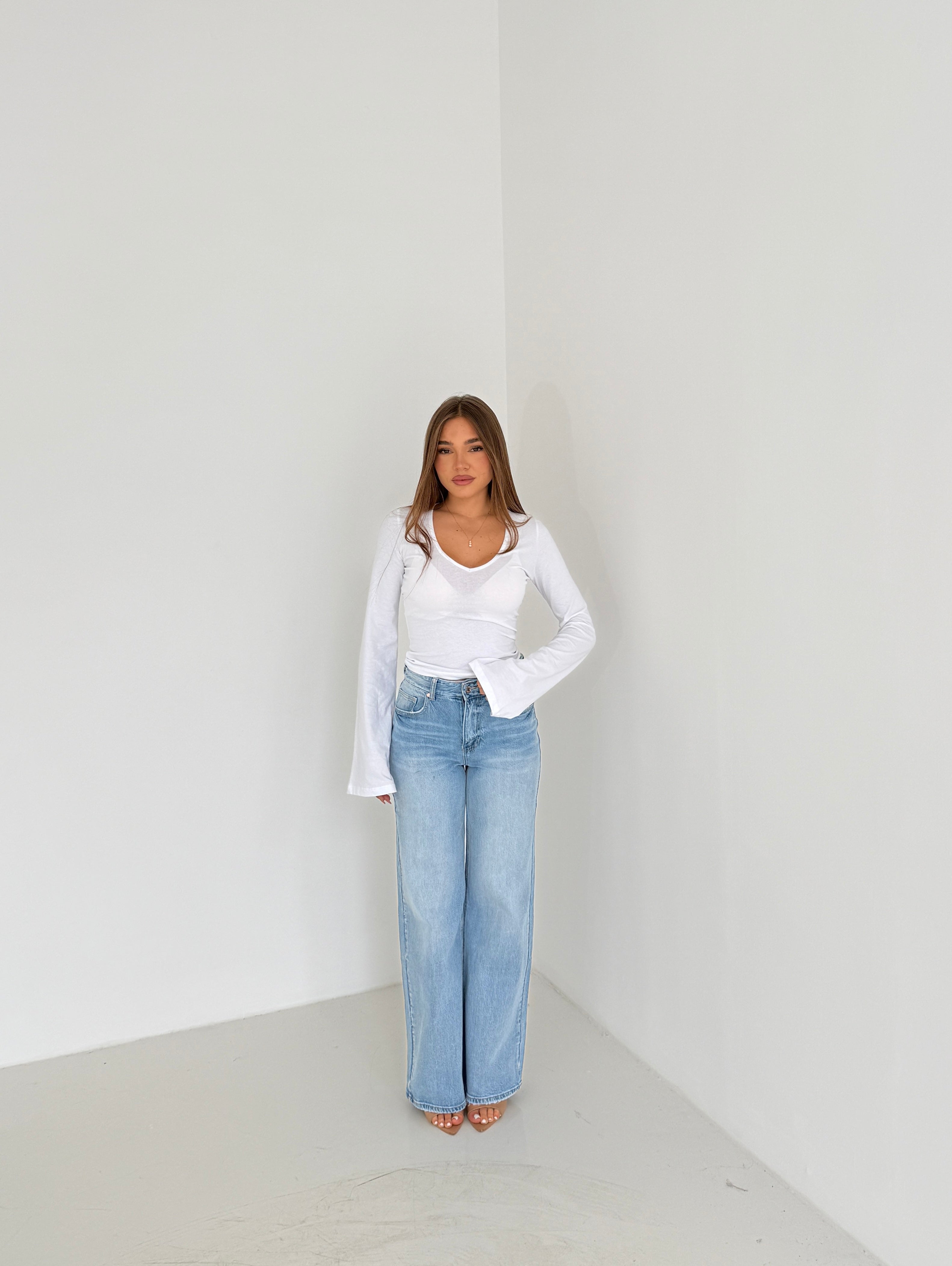 Maglia Eloise 174 JUST WEST - BIANCO