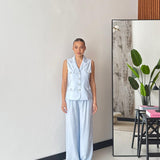 Coordinato Yasmine P1677 - CELESTE