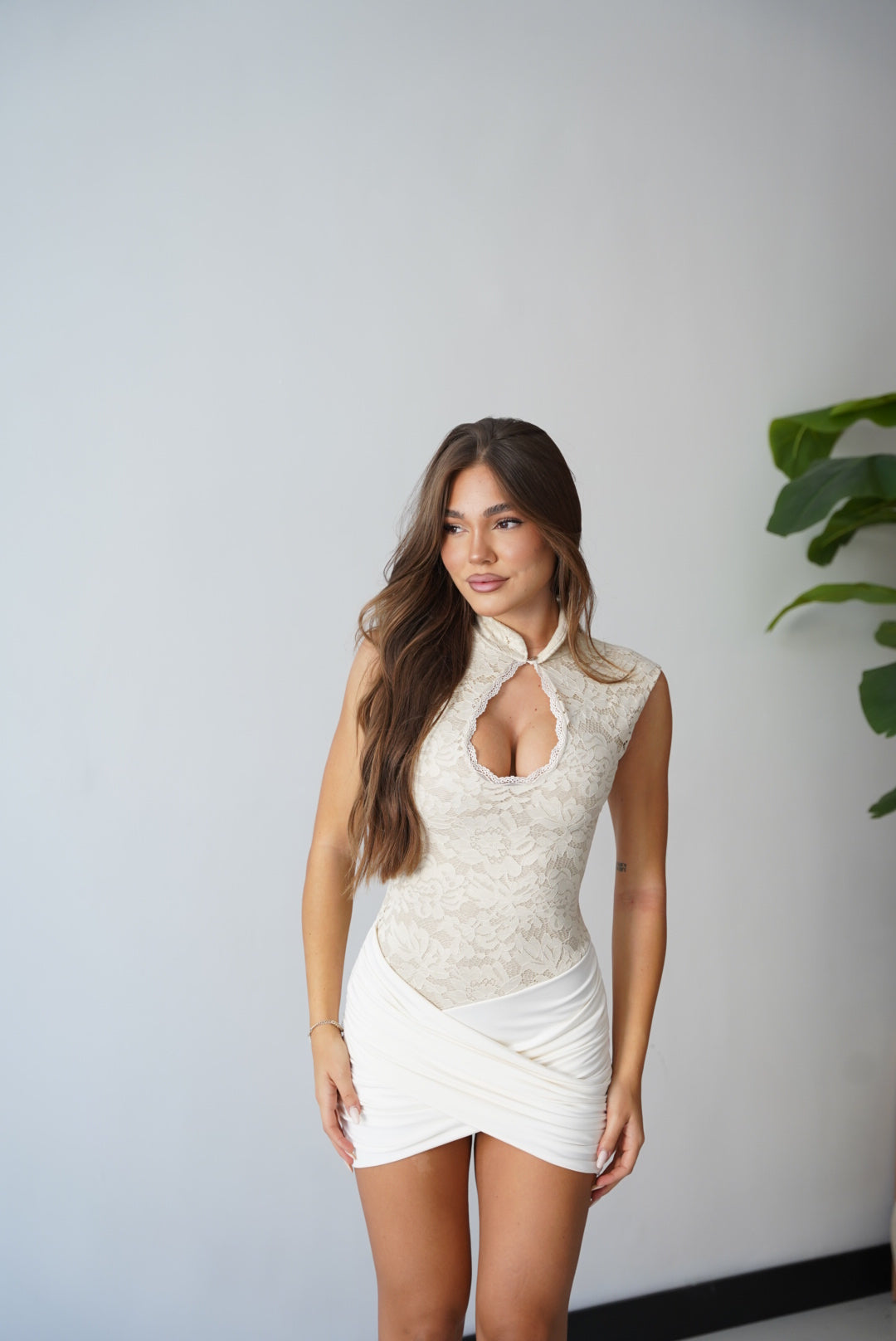 Vestitino Leyla 6145- CREMA