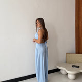 Pantalone Cara 12664 - CELESTE