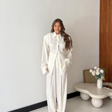 Coordinato Lino Zuma - BIANCO