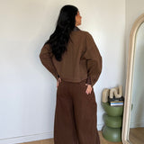 Giubbino Brookes YX509-MARRONE