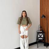 Jeans Skye 22230 - BIANCO