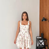 Vestitino Rose 58790 - BIANCO