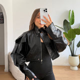 Giubbino crop Ashley 9157-NERO