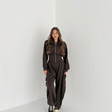 Tutone Zaira 16529 - MARRONE