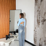 Maglia Valery 14529 - CELESTE