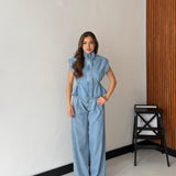Coordinato Zaira JUSTWEST C001 - DENIM