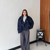 Giubbino Harper 13977 - DENIM SCURO