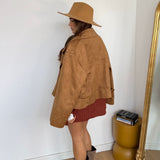 Giubbino Satiné 11709-CAMEL