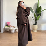 Cappotto Karen 6201-MARRONE