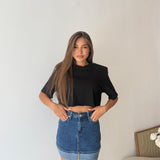 Shirt Tyla JUSTWEST 1906 - NERO