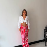 Pareo Brielle 131301- ROSSO/ROSA