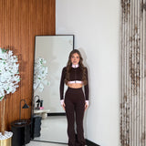 Coordinato Astrid 522- MARRONE