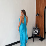 Abito Iryna 25605 - CELESTE