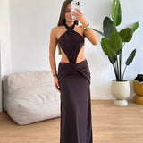 Abito Clelia 12066-MARRONE