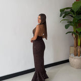 Abito Madame 2068- MARRONE