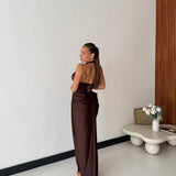 Abito Jamelia 14928 - MARRONE