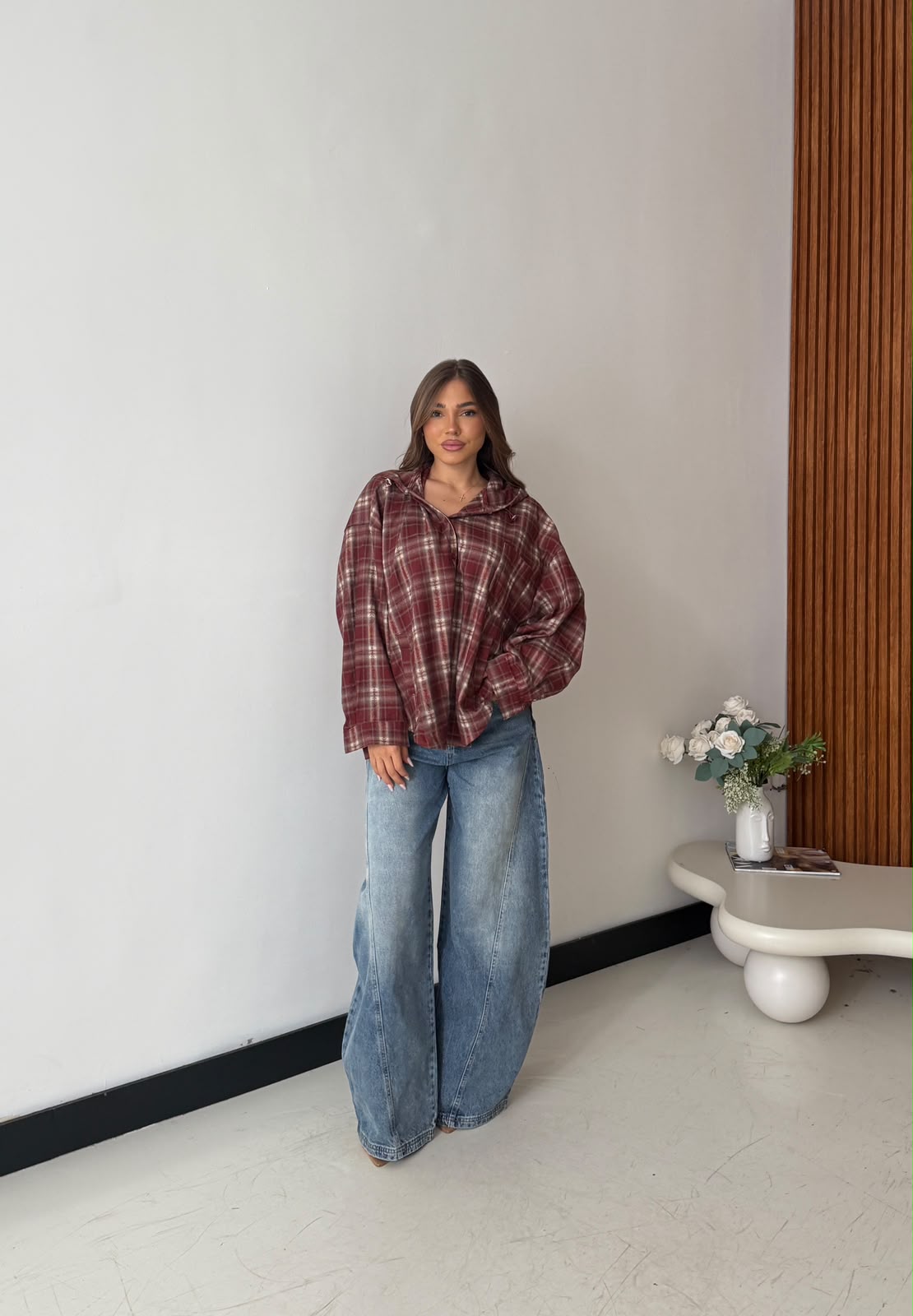 Camicia Jane 26977- BORDEAUX