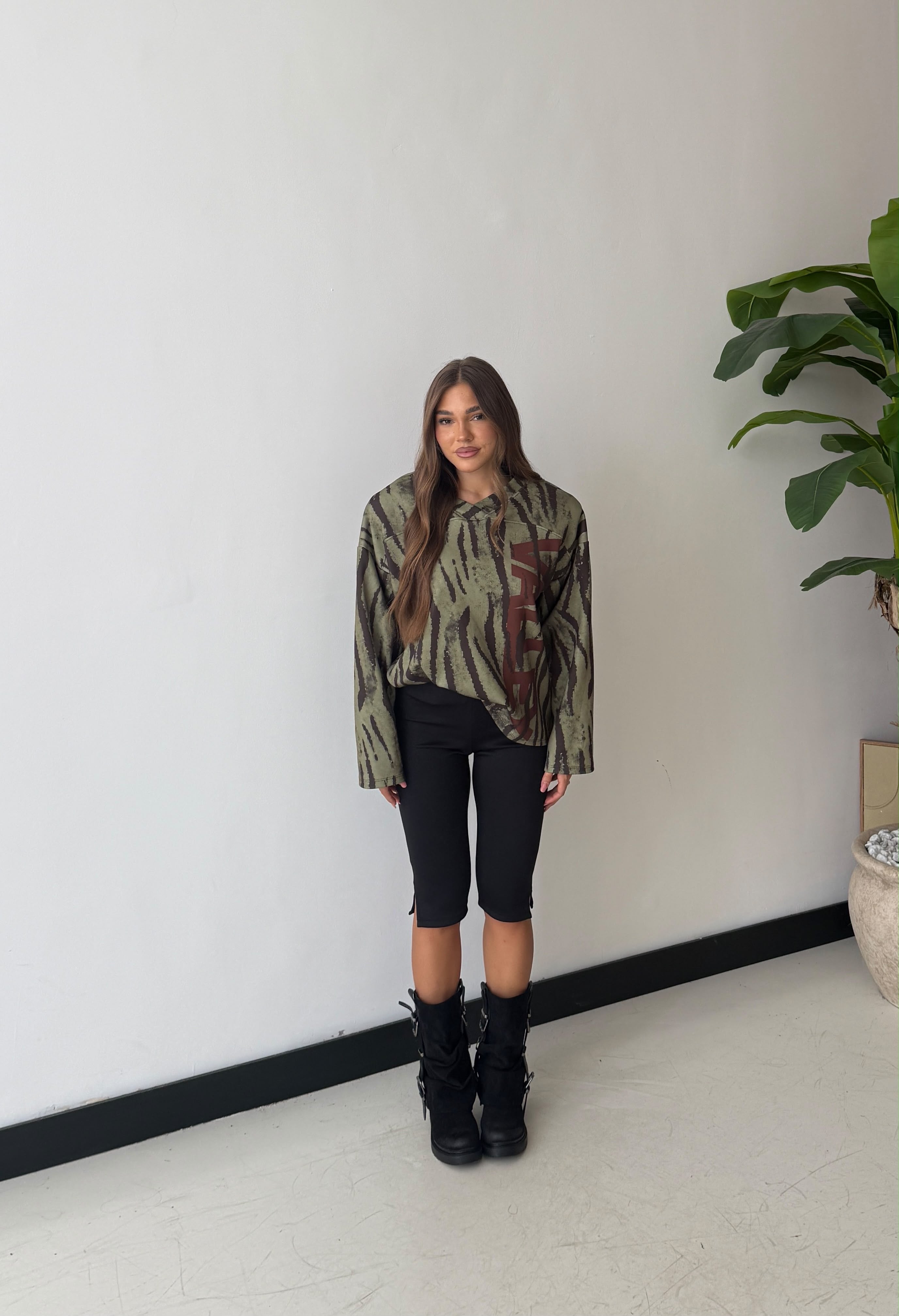 Maglia Moster L2210- VERDE MILITARE