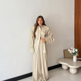 Coordinato Lino Zuma - BEIGE