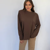 MaxiShirt Longsleeve Soul 3205 - MARRONE