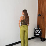 Pantalone Faye 24205-PISTACCHIO