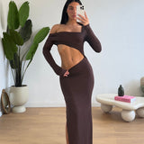 Abito Dayane 1390-MARRONE