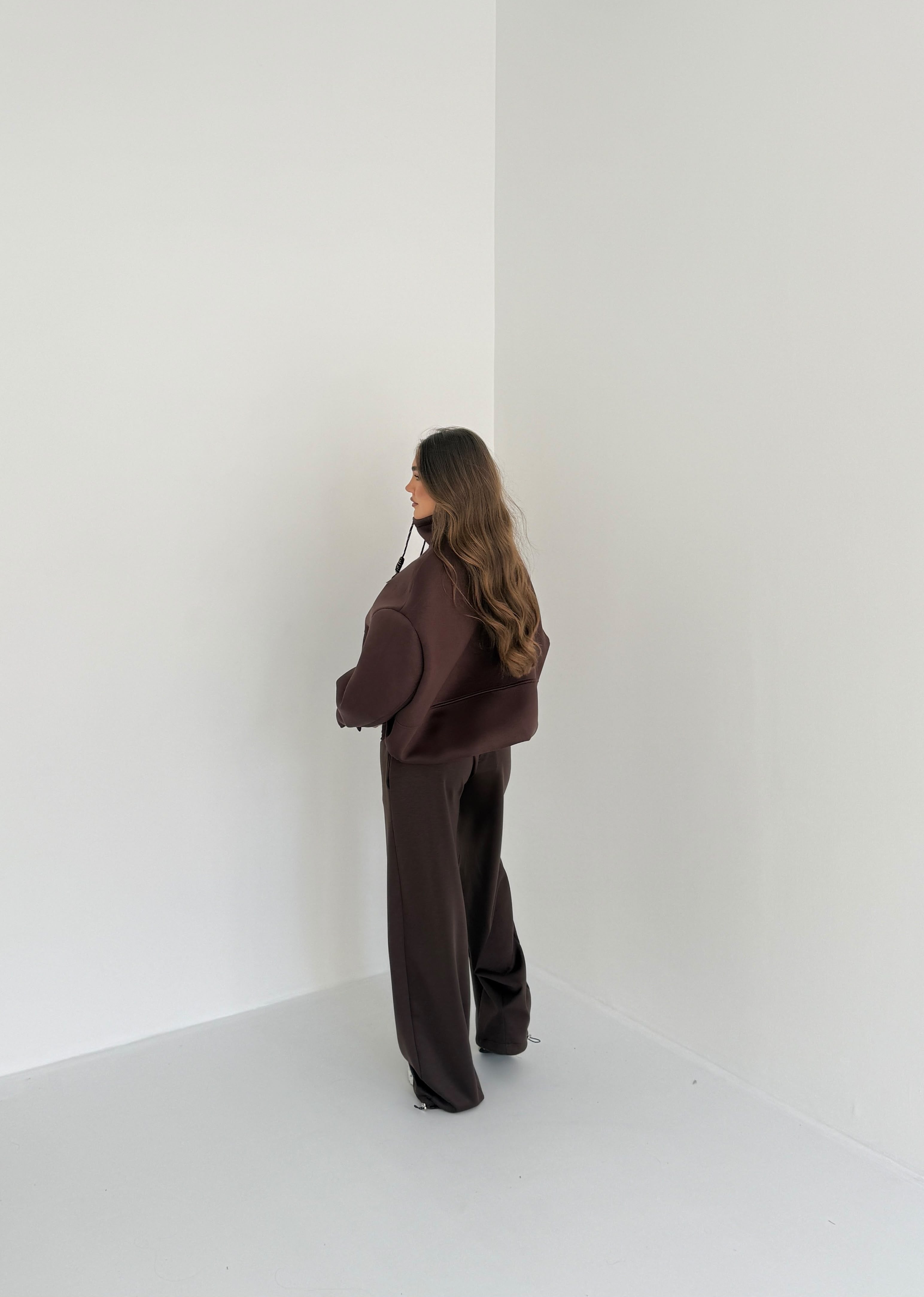 Giubbino/felpa Ambre 8829- MARRONE