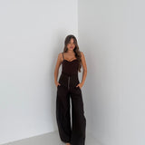 Pantalone Sally 19350 - MARRONE