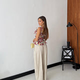 Pantalone Cara 12664 - BEIGE CHIARO