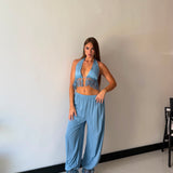 Coordinato Melrose 26137- AZZURRO