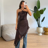 Vestitino Musa 318-MARRONE