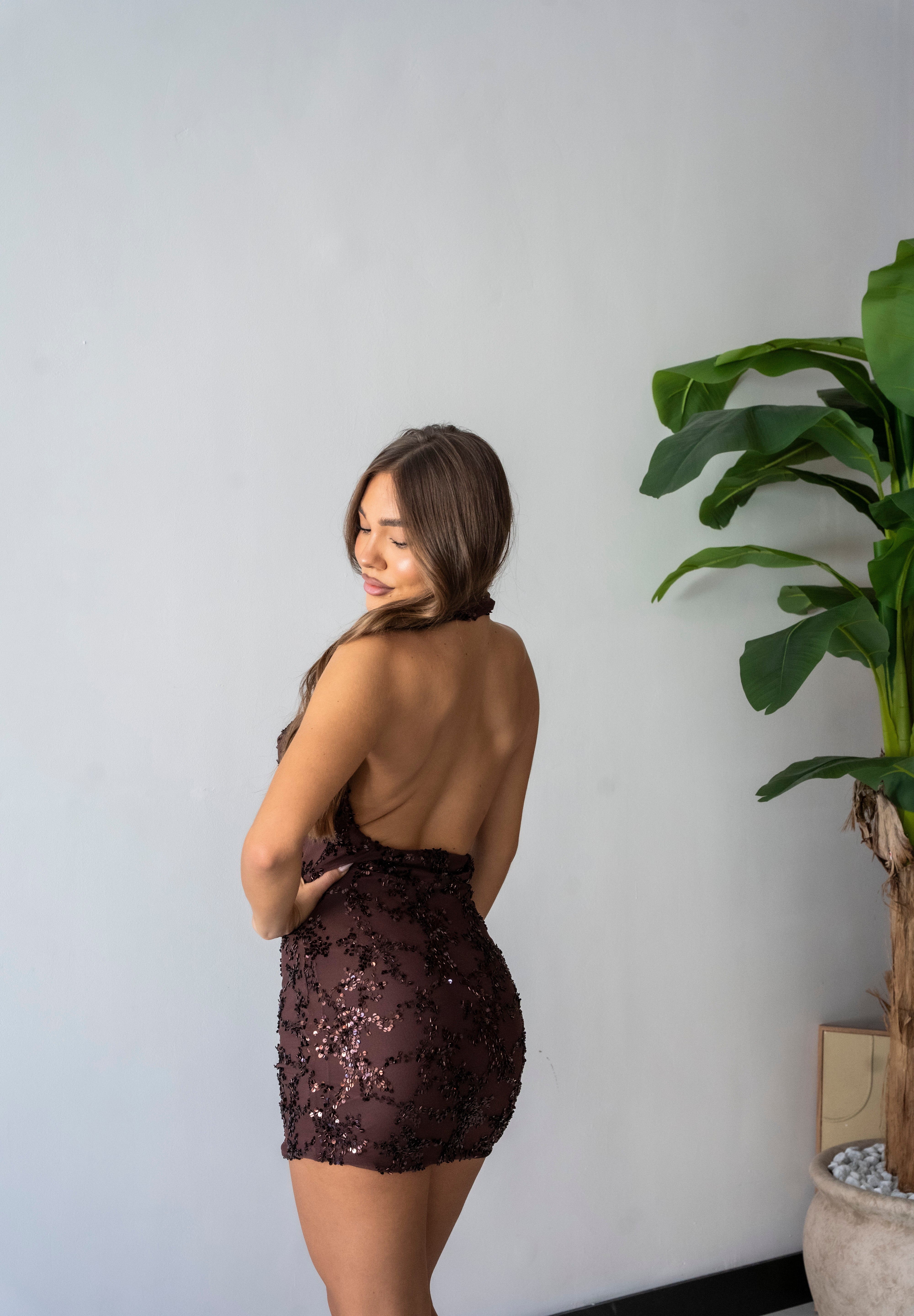 Vestitino Odette 62725 - MARRONE