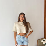 Shirt Holly JUSTWEST 1906-1 - BEIGE