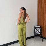 Pantalone Faye 24205-PISTACCHIO
