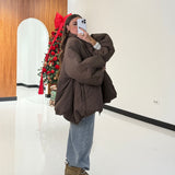 Piumino Amarea 46918-MARRONE