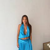 Coordinato Charlotte 10328-1- CELESTE